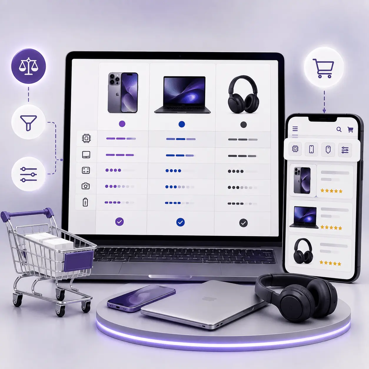 مقایسه و انتخاب دقیق محصولات